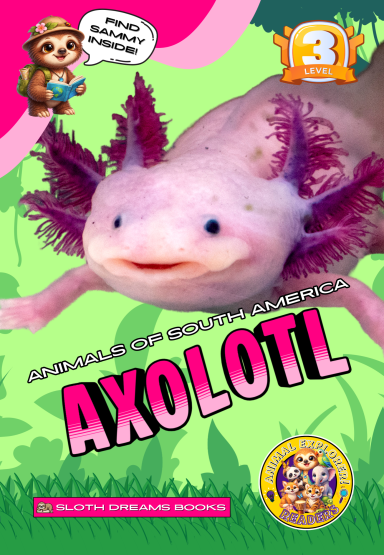 Animals of South America: Axolotl